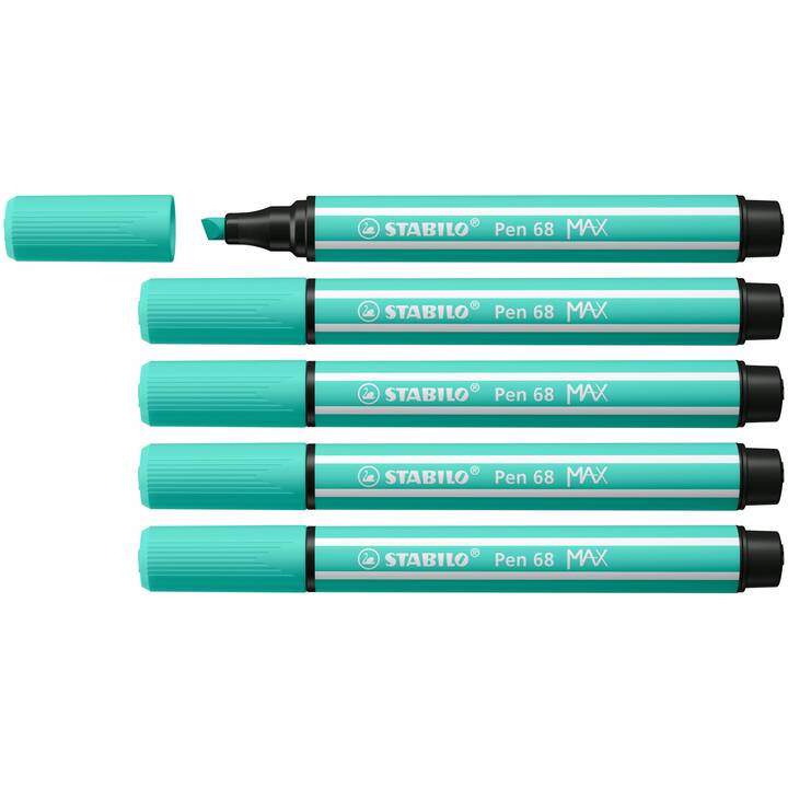 STABILO Traceur fin (Turquoise, 5 pièce)