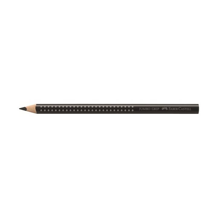 FABER-CASTELL Crayons de couleur Jumbo Grip (Noir, 1 pièce)