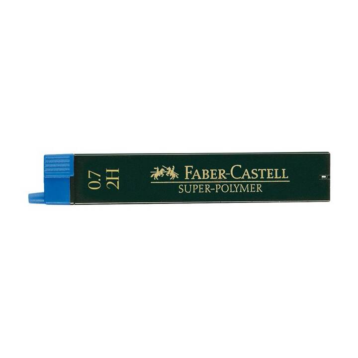 FABER-CASTELL Mine per matite 120712 (Nero, 12 pezzo)