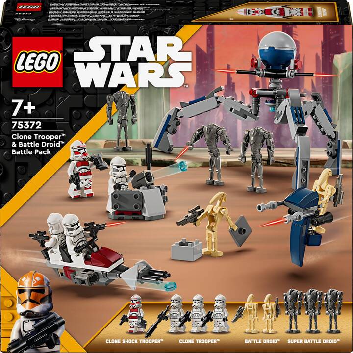 LEGO Star Wars Pack de combat des Clone Troopers et Droïdes de combat (75372)