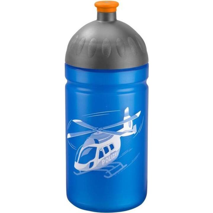 ISY Bottiglia per bambini Helicopter Sam (0.5 l, Grigio, Blu)