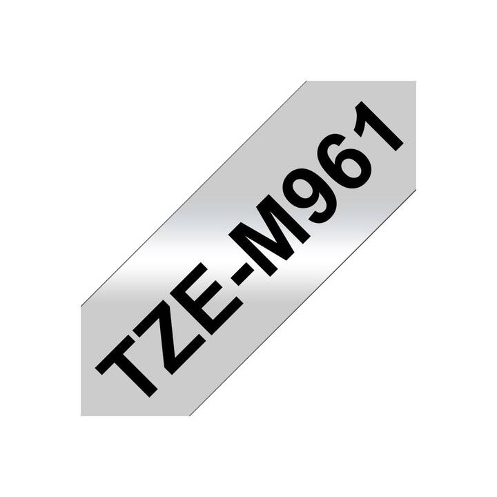 BROTHER TZe-M961 Schriftband (Schwarz / Silber, 36 mm)