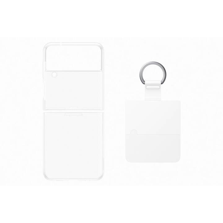 SAMSUNG Backcover mit Ring (Flip 4, Transparent)