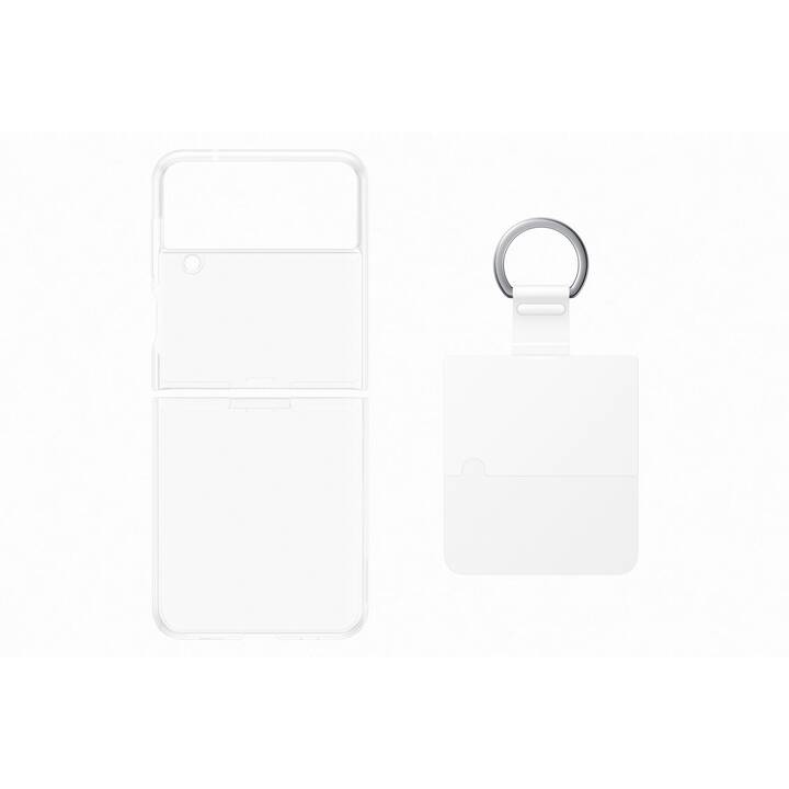 SAMSUNG Backcover avec anneau (Flip 4, Transparent)