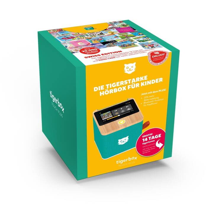 TIGERMEDIA Lecteur audio pour enfants Tigerbox Touch Plus Swiss Edition (DE, Suisse allemand)