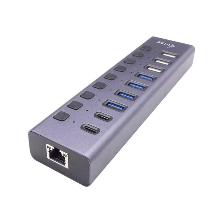 I-TEC  (10 Ports, RJ-45, USB Typ-C, USB Typ-A)