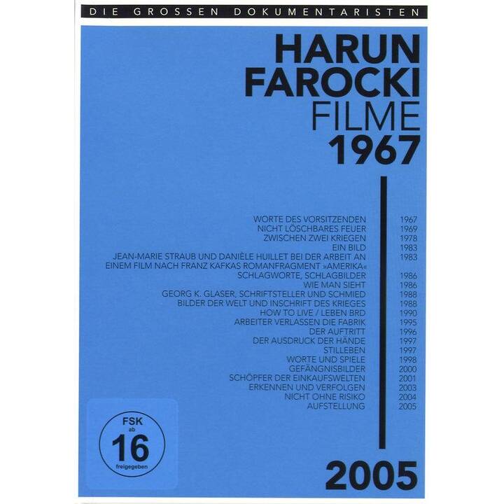 Harun Farocki Filme 1967-2005 (DE)