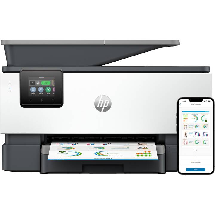 HP OfficeJet Pro 9125e All-in-One (Tintendrucker, Farbe, Instant Ink, Bluetooth)
