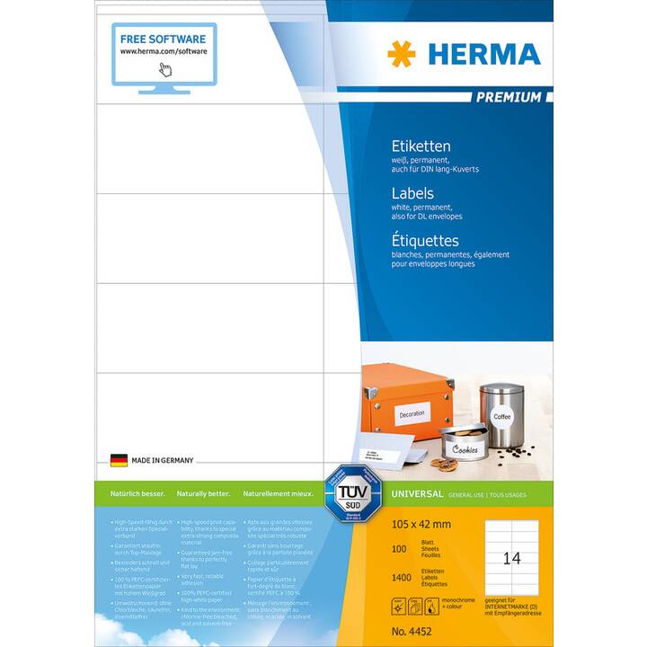 HERMA Premium (42 x 105 mm)
