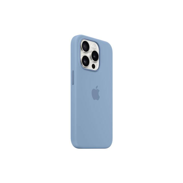 APPLE Backcover (iPhone 15 Pro, Bleu clair, Bleu)
