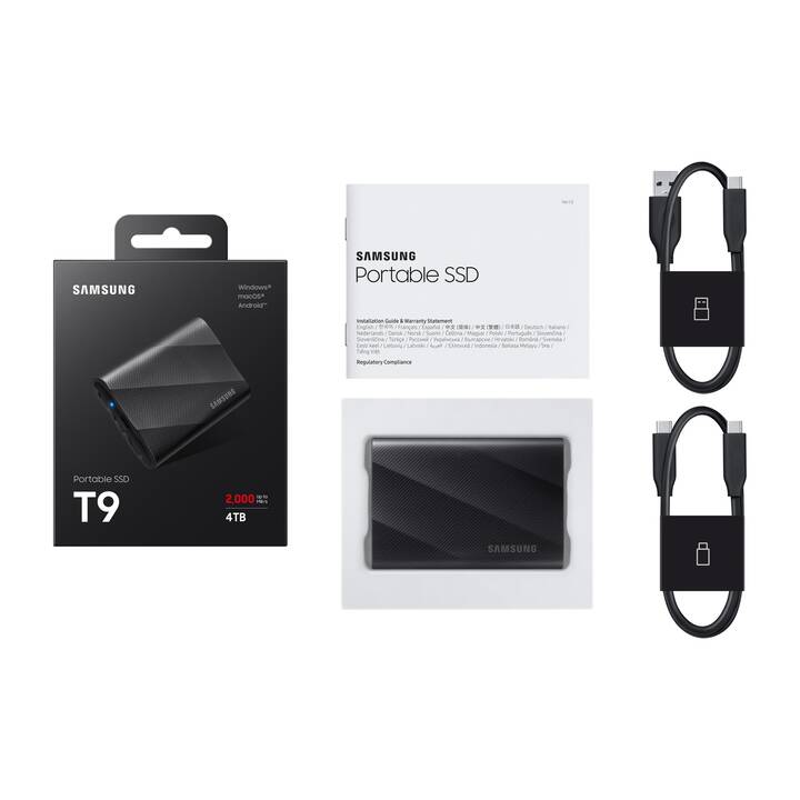 SAMSUNG SSD T9 (USB de type C, 4000 GB)