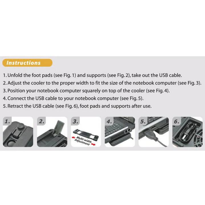 NEWSTAR NSLC200 Notebookkühler