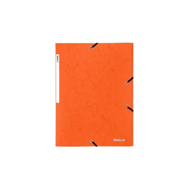 BIELLA Dossier à élastique (Orange, A4, 1 pièce)