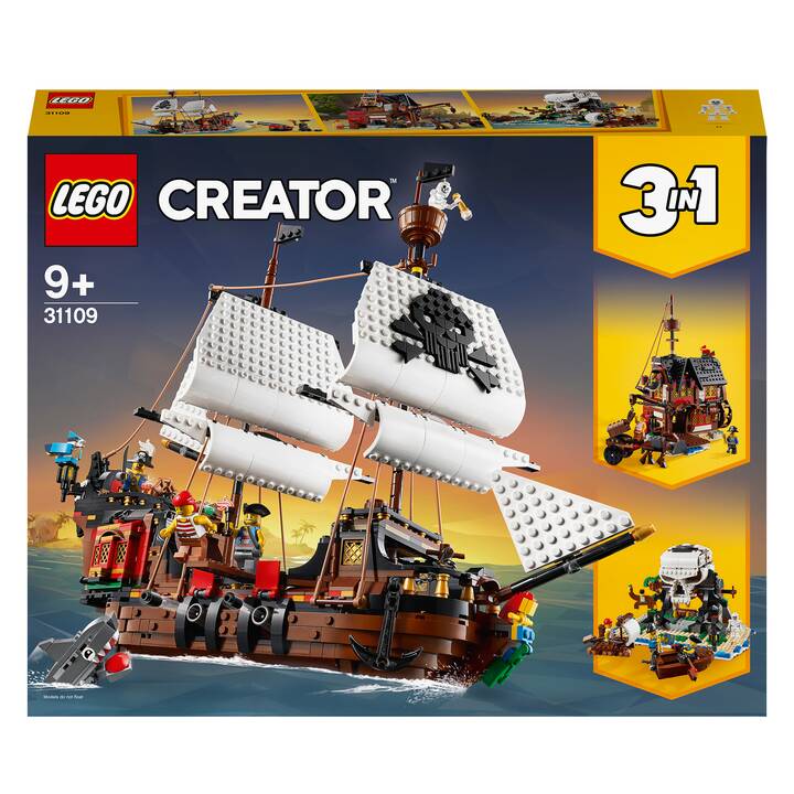 LEGO Creator 3-in-1 Piratenschiff (31109)