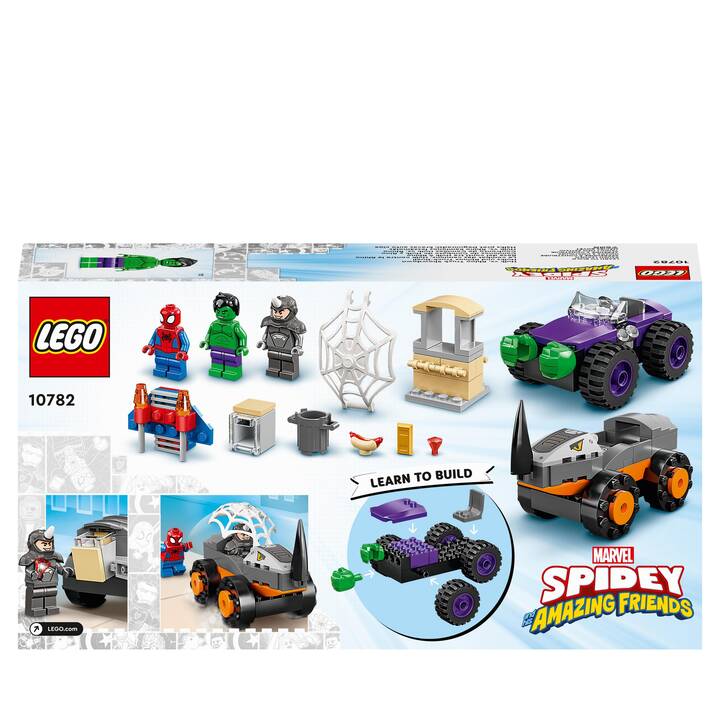 LEGO Marvel Super Heroes Hulks und Rhinos Truck-Duell (10782)