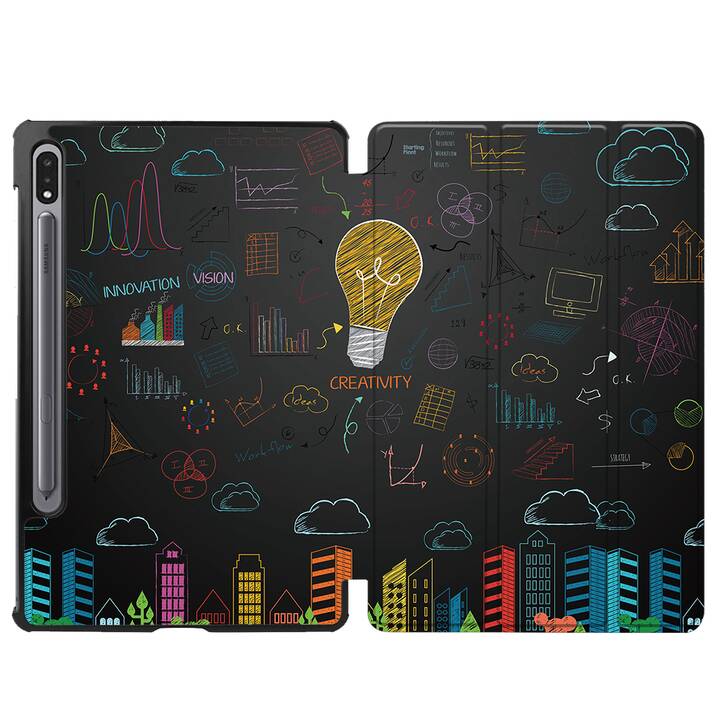 EG Coque pour Samsung Galaxy Tab S7 11" (2020) - noir brainstorm