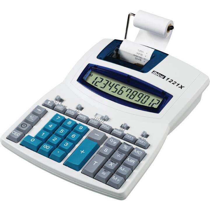 IBICO 1221X Calculatrice-imprimante