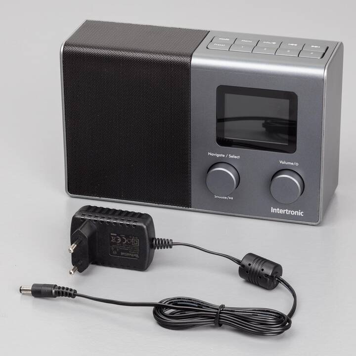 INTERTRONIC RA-30 DAB+ Digitalradio (Schwarz)
