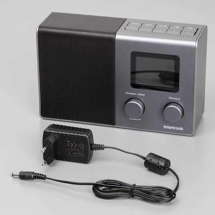 INTERTRONIC RA-30 DAB+ Radio digitale (Nero)