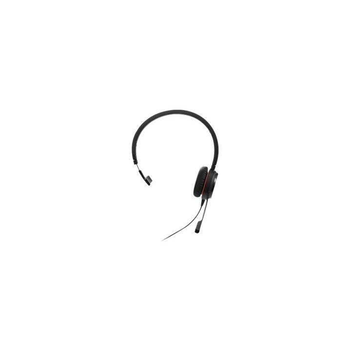 JABRA Office Headset Evolve 30 II Mono (On-Ear, Kabel, Schwarz)