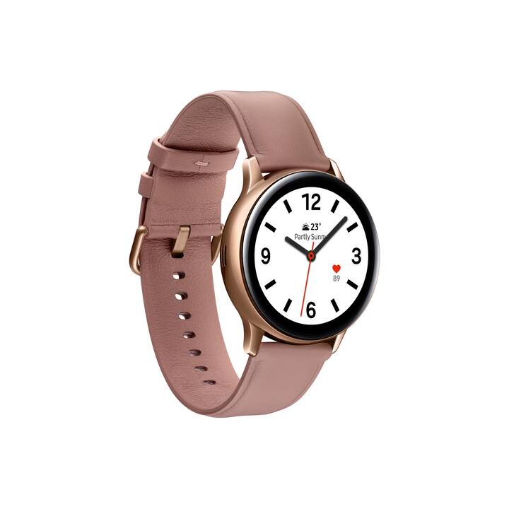 SAMSUNG Galaxy Watch Active 2 LTE (40 mm, Acciaio Inox, Vera pelle) -  Interdiscount