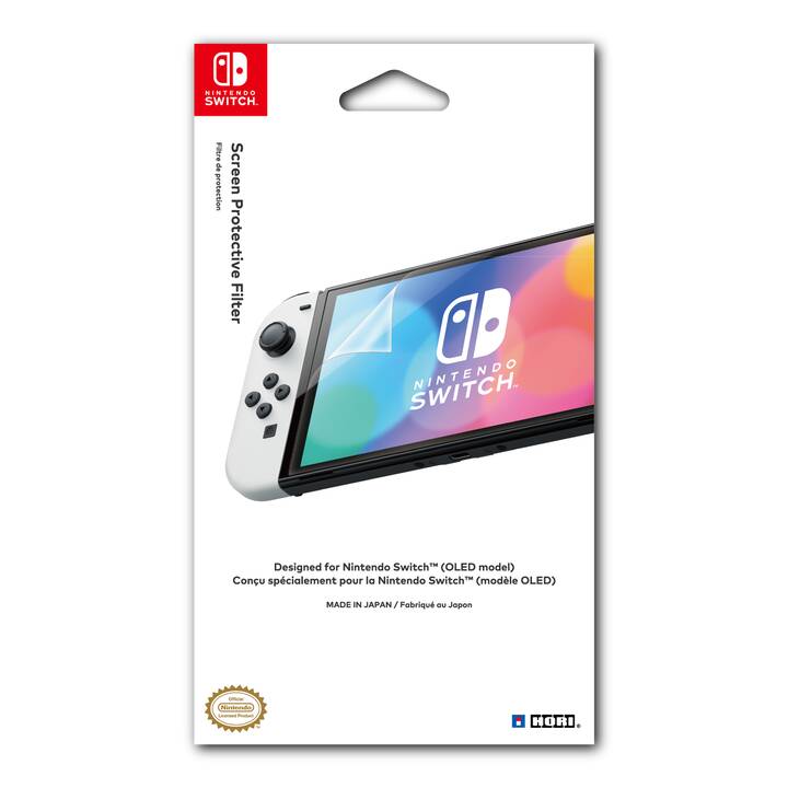HORI Protection pour écran (Nintendo Switch, Transparent)