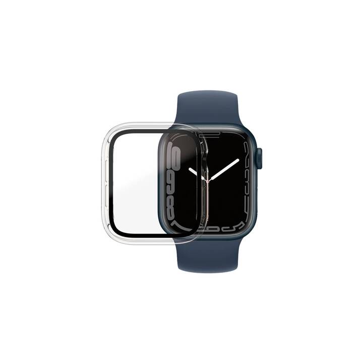 PANZERGLASS Full Body Apple Watch Series 7 45mm Film protecteur (Apple Watch 45 mm, Transparent, Noir)