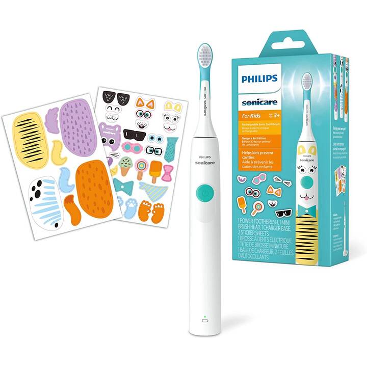 PHILIPS Sonicare For Kids - Design a Pet Edition HX3601/01 (Blau, Weiss)