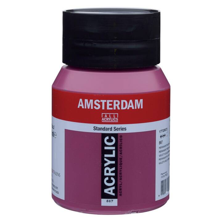 AMSTERDAM Acrylfarbe 567 (500 ml, Violett, Rot)