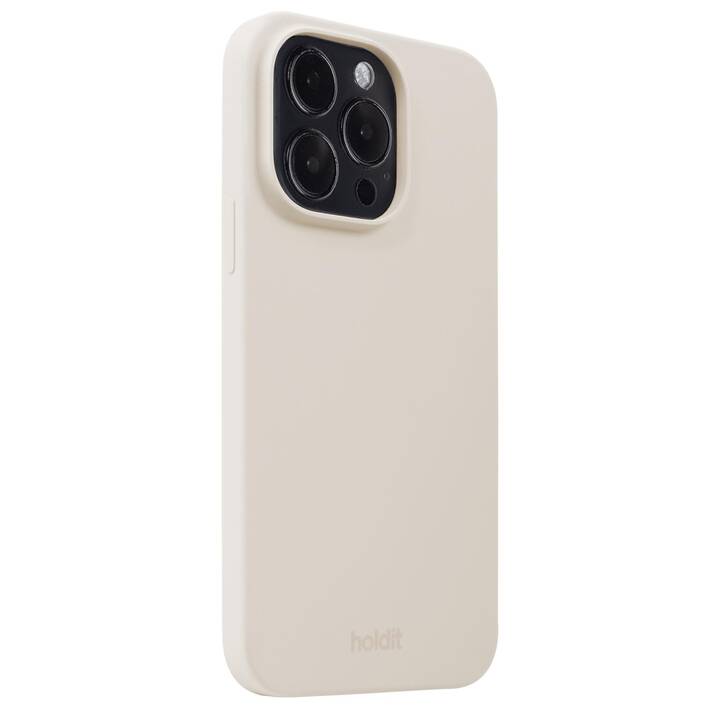 HOLDIT Backcover (iPhone 15 Pro, Beige clair)