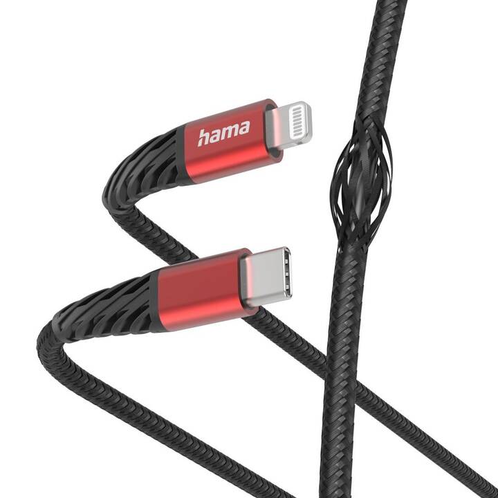 HAMA Extreme Câble (Lightning, USB de type C, 1.5 m)