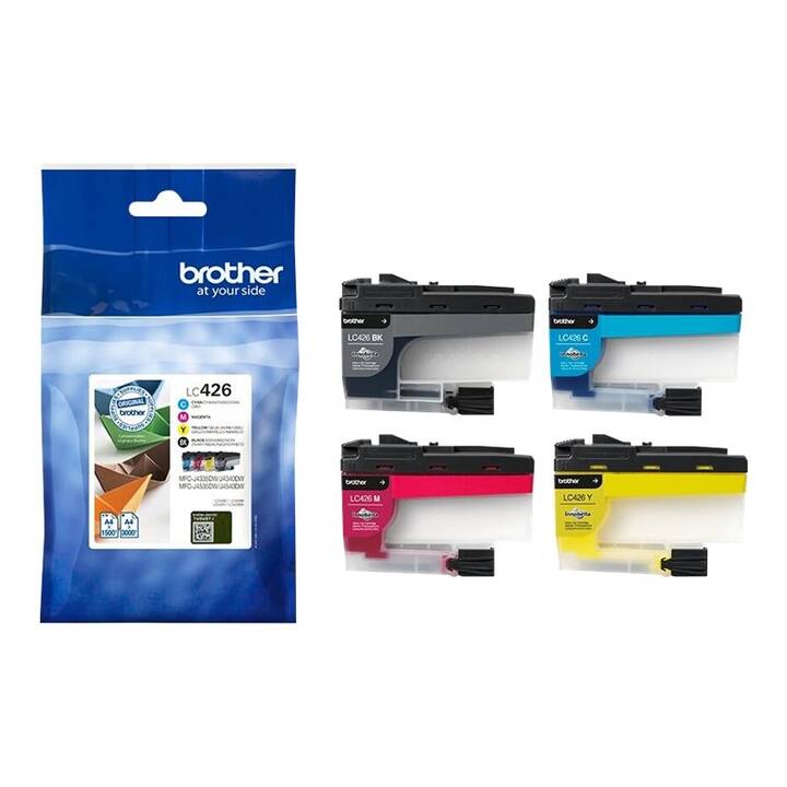 BROTHER LC-426VAL (Jaune, Noir, Magenta, Cyan, Multipack)