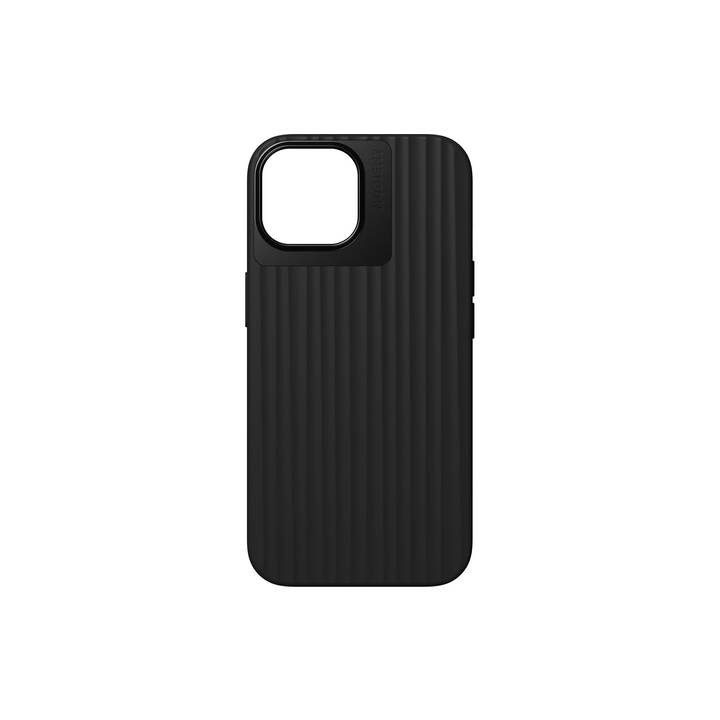 NUDIENT Backcover (iPhone 15, Brillant noir, Noir, Charcoal black, Aluminium)