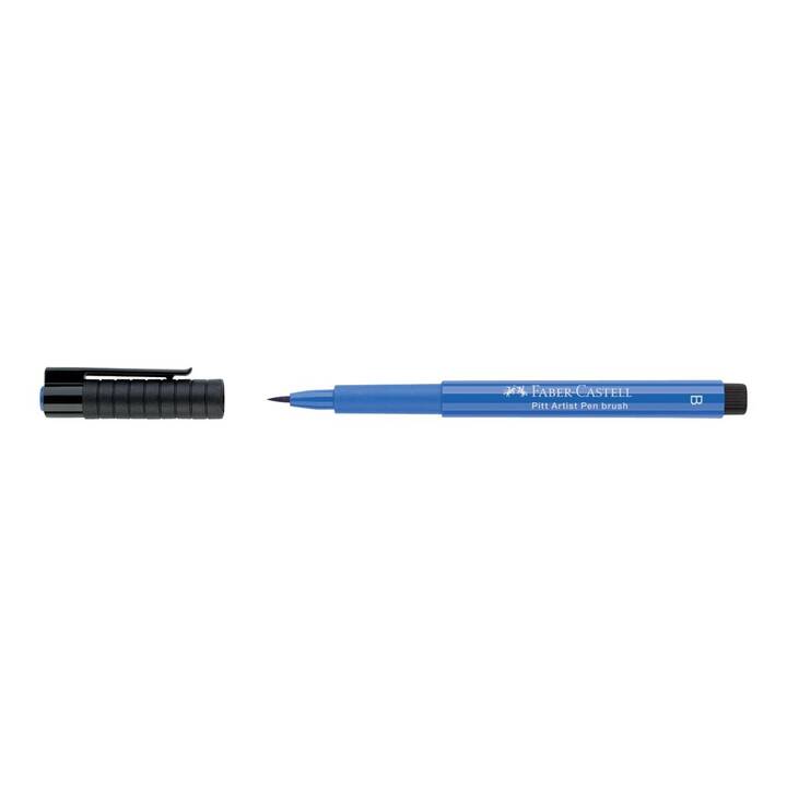FABER-CASTELL Pitt Artist Pen Brush Matita a inchiostro (Blu, 1 pezzo)