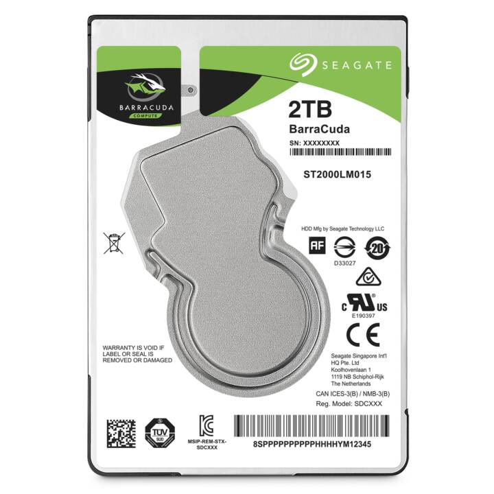 SEAGATE BarraCuda (SATA-III, 2000 GB)