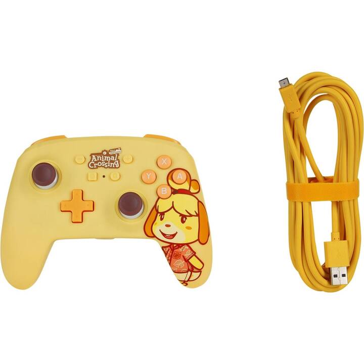 POWER A Animal Crossing: Isabelle Controller (Giallo chiaro)