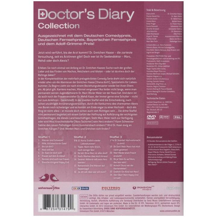 Doctor's Diary - Collection Staffel 1 Staffel 2 Staffel 3 (DE)