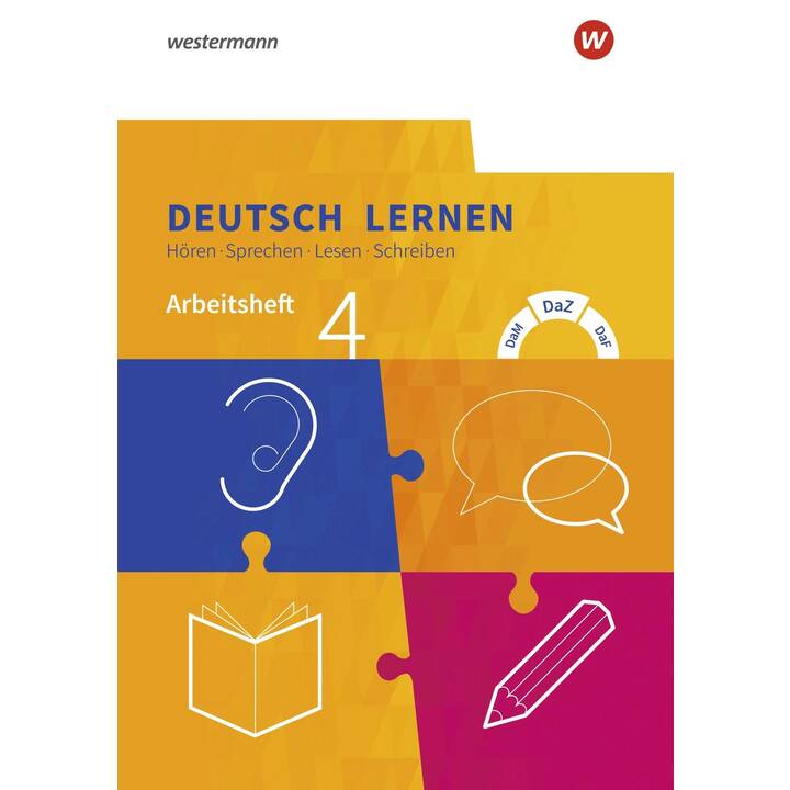 Deutsch lernen: Hören - Sprechen - Lesen - Schreiben - Interdiscount