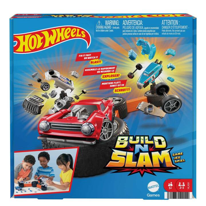 MATTEL Hot Wheels Build 'n Slam (DE, IT, EN, FR)