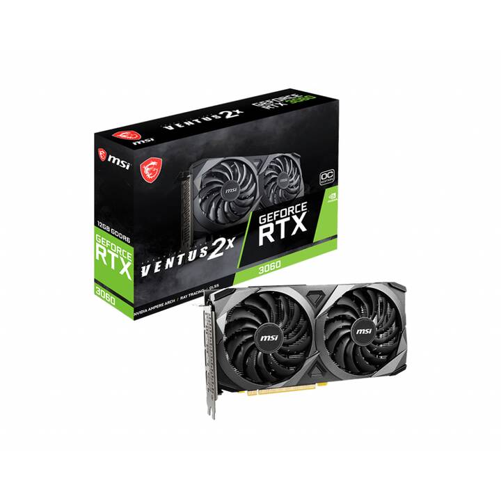 MSI Ventus 2X 12G OC Nvidia GeForce RTX 3060 (12 GB)