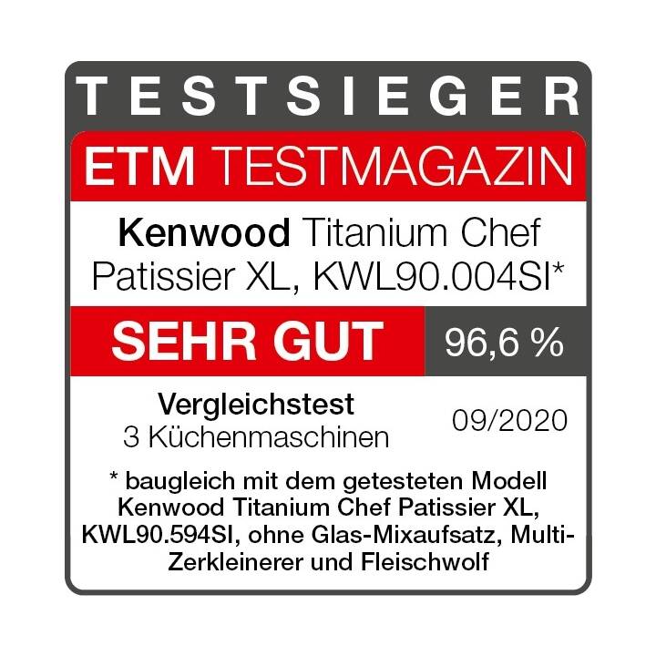 KENWOOD Titanium Chef Patissier XL (7 l, 5 l)