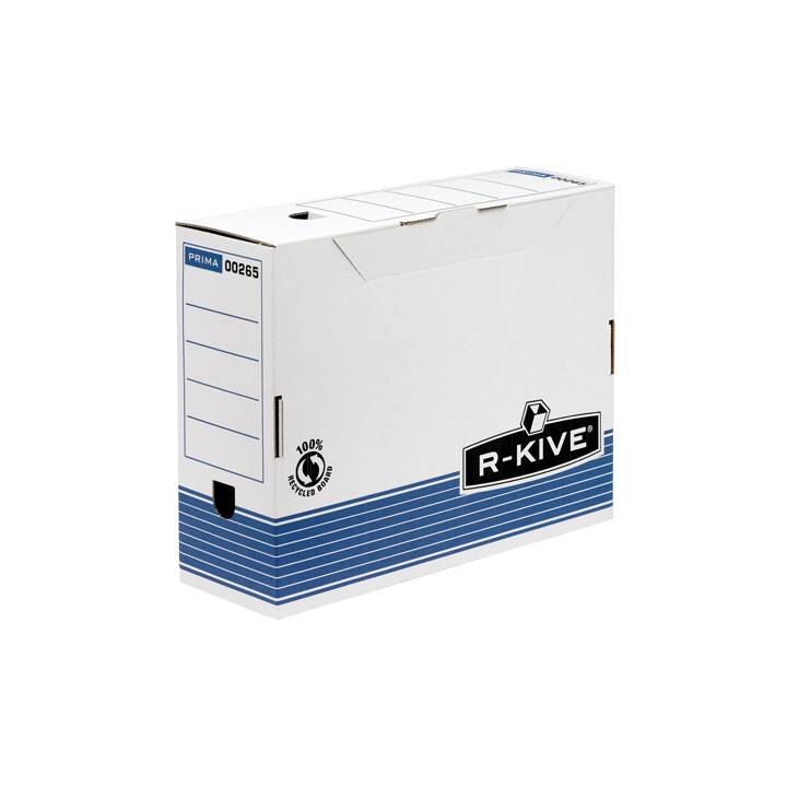 FELLOWES R-Kive Prima Cartons d'archivage (A4, Bleu, Blanc)