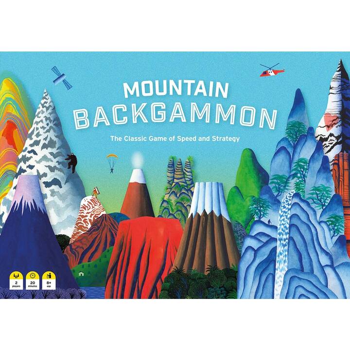 LAURENCE KING VERLAG Mountain Backgammon-The classic game of speed and strategy (EN)