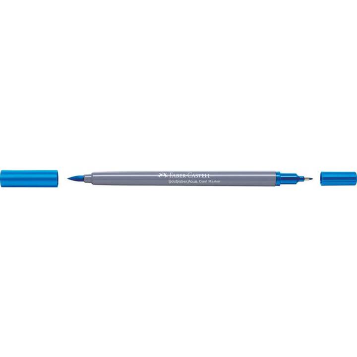 FABER-CASTELL Penna a fibra (Azzurro blu, 1 pezzo)