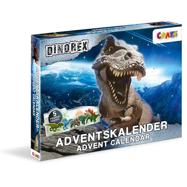 CRAZE Tiere DINOREX  Spielwaren Adventskalender