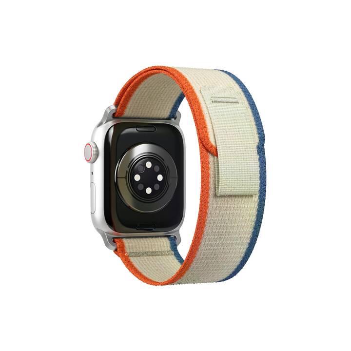 VONMÄHLEN Trekking Loop Bracelet (Apple Watch 40 mm / 41 mm / 38 mm, Beige, Orange, Navy Blue)