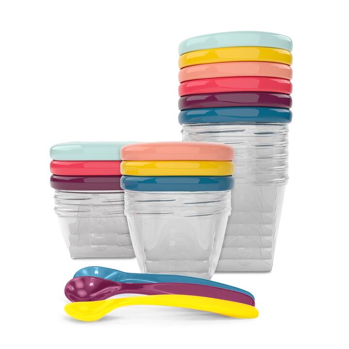 BABYMOOV Contenitore polpa Babybols Multi Set Kit XXL (180 ml, 250 ml, 120 ml, Plastica, Polipropilene)