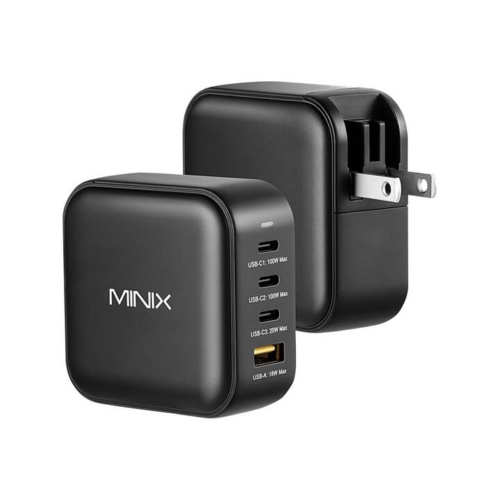 MINIX NEO-P3 Wandladegerät (18 W, 20 W, 100 W, USB-C, USB-A)