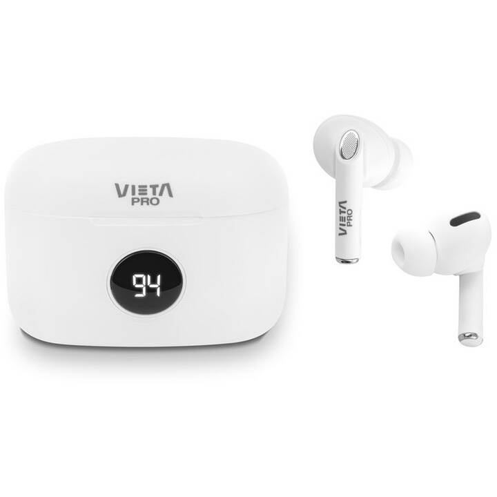 VIETA Fade (In-Ear, ANC, Bluetooth 5.1, Bianco)
