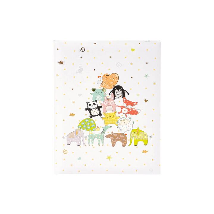 GOLDBUCH Album del bebè Animal Pyramid (Animale, Multicolore)